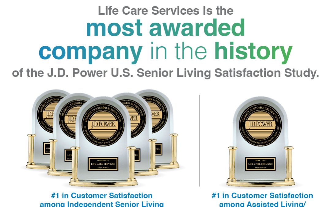 Sagewood’s Management Company becomes J.D. Power’s most awarded brand in the history of its Senior Living Satisfaction Study